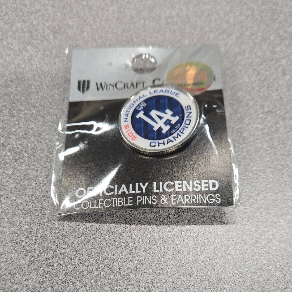 WinCraft Blue and White LA Dodgers Pin
